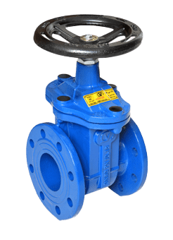 شیر کشویی زبانه فلزی GATE VALVE GGG40 PN10 سایز 100 (4